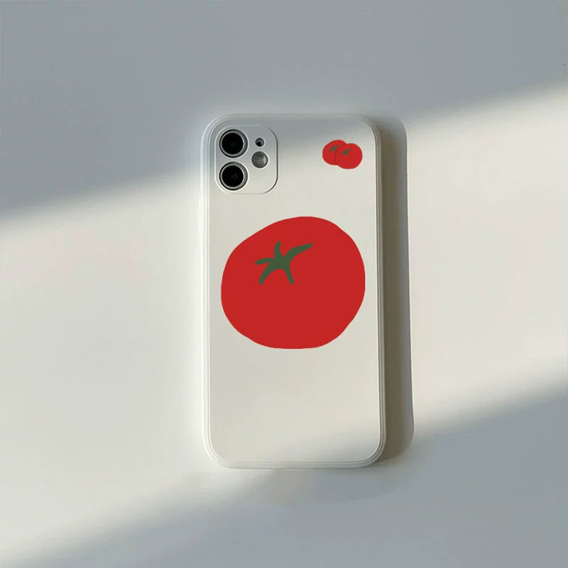 Casezly Tomato Creative Silicone Case for Samsung S24/S23+