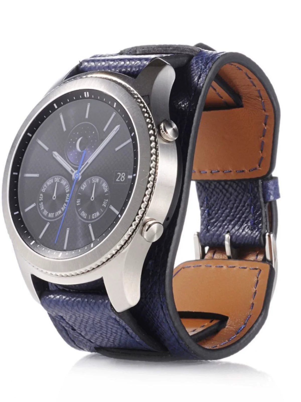 Casezly Leather Bracelet Strap for Samsung Galaxy Watch 5