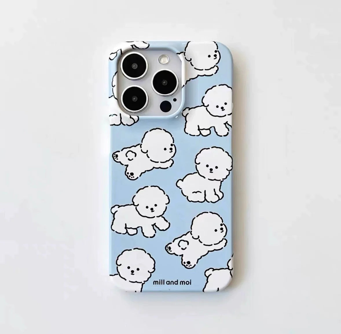 Casezly Cute Cartoon Puppy iPhone 14 Plus/15 Pro Max/13 Mini Case