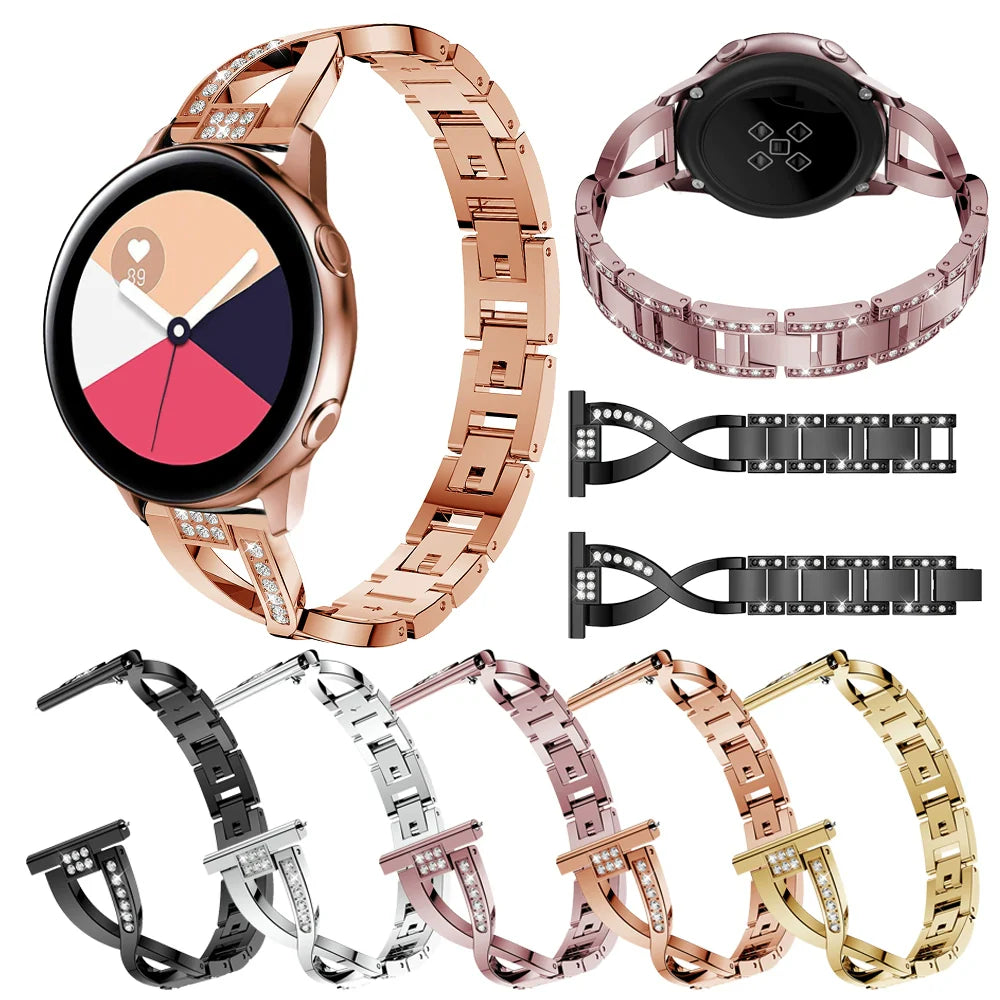 Casezly Diamond Steel Band for Samsung Galaxy Watch