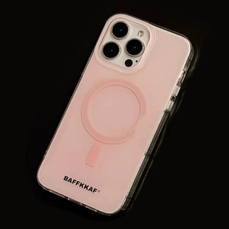 Casezly Ins Macaron Color Magnetic iPhone 15 Pro Max Case with Stand