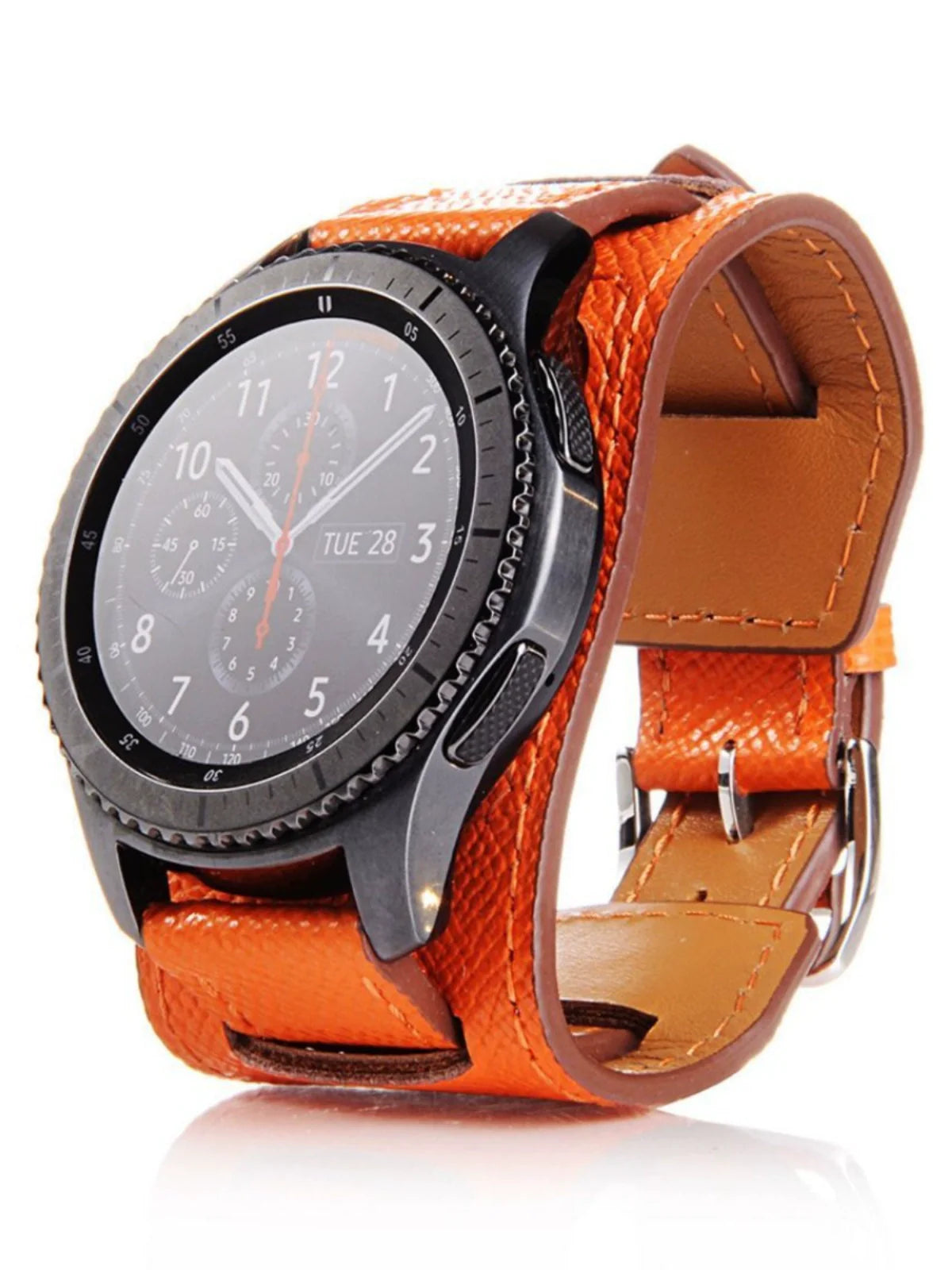 Casezly Leather Bracelet Strap for Samsung Galaxy Watch 5