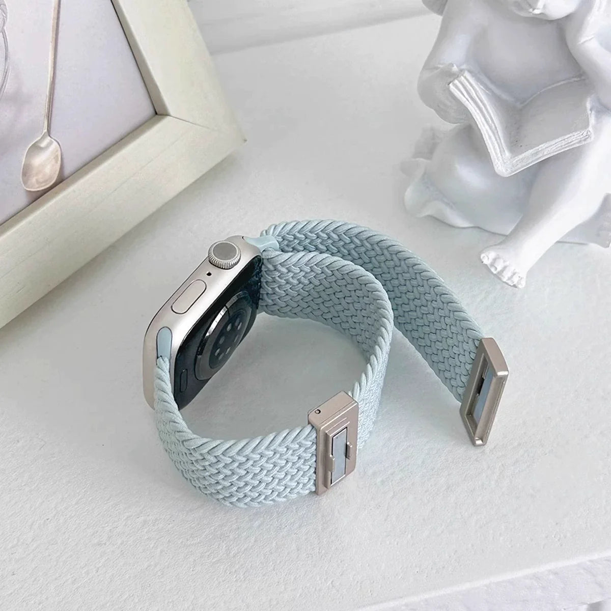 Casezly Mint Green Nylon Band for Samsung Watch6/7