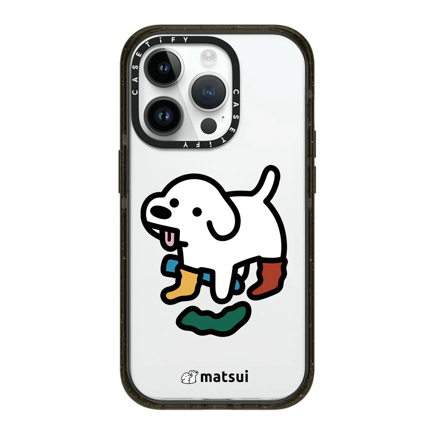 Casezly CASETi Collaboration Matsui Cute Dog iPhone 15 Pro Max