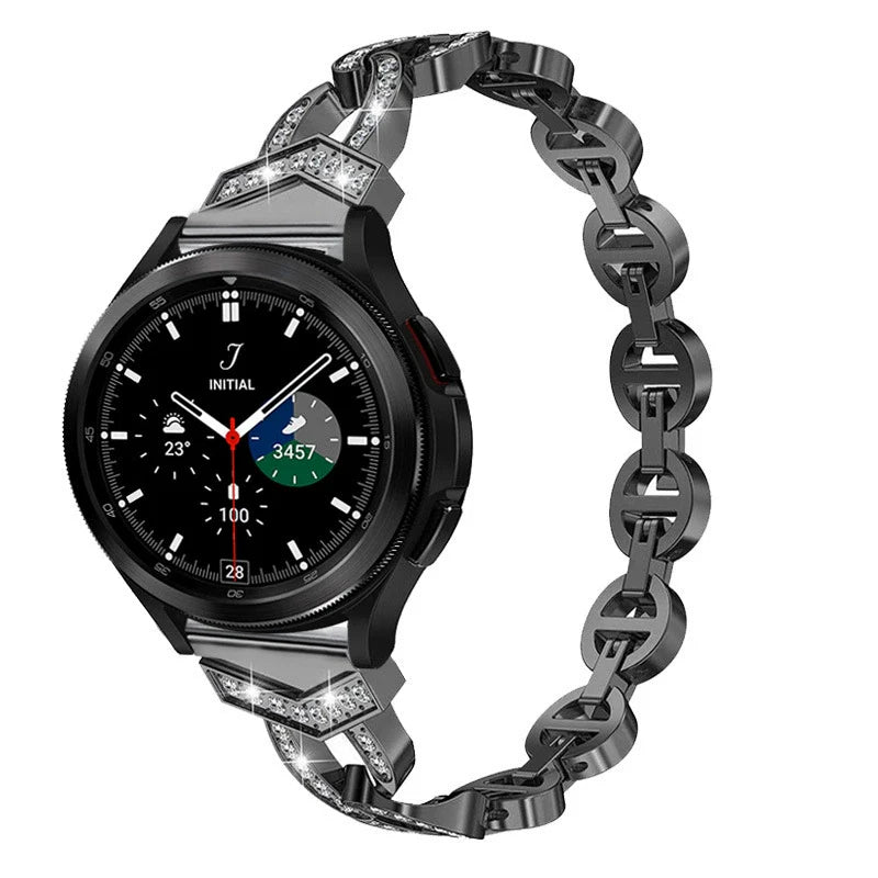 Casezly Galaxy Watch6/4/5VO Diamond Stainless Steel Band