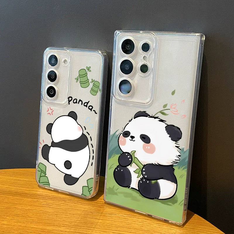 Casezly Cute Cartoon Panda Case for Samsung S23 Ultra