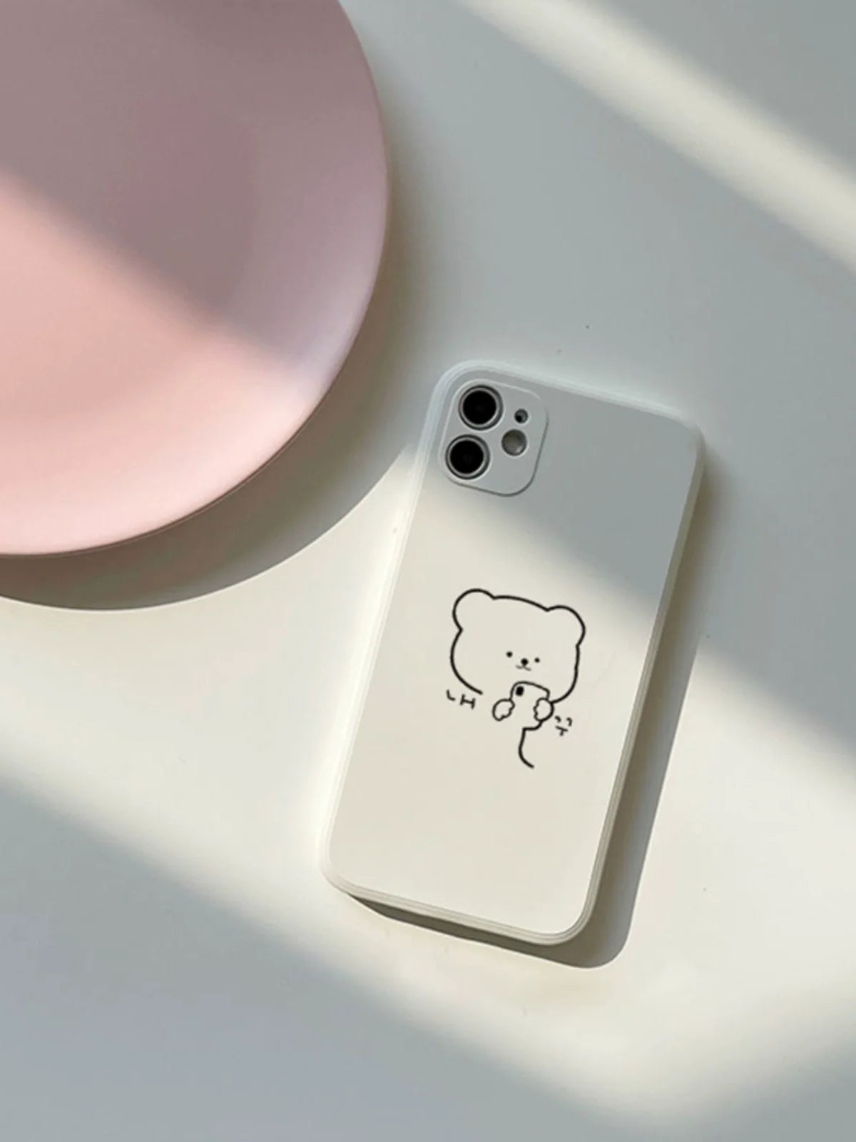 Casezly Cute Bear Soft Silicone Phone Case for Samsung