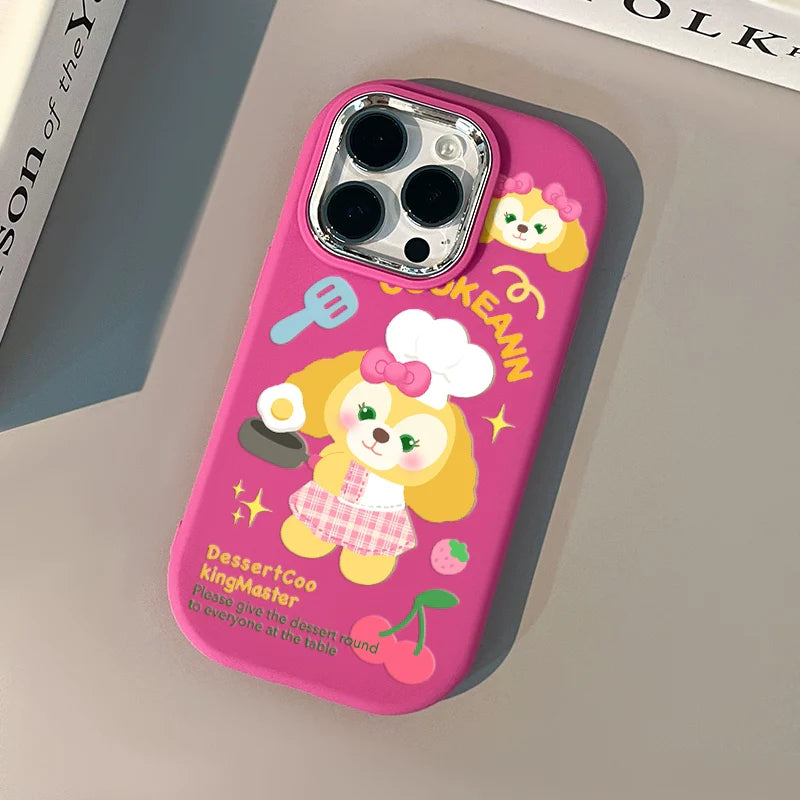 Casezly Cute Cartoon Bear iPhone Case iPhone 15/14 Pro Max/13/12/11 Pro Max