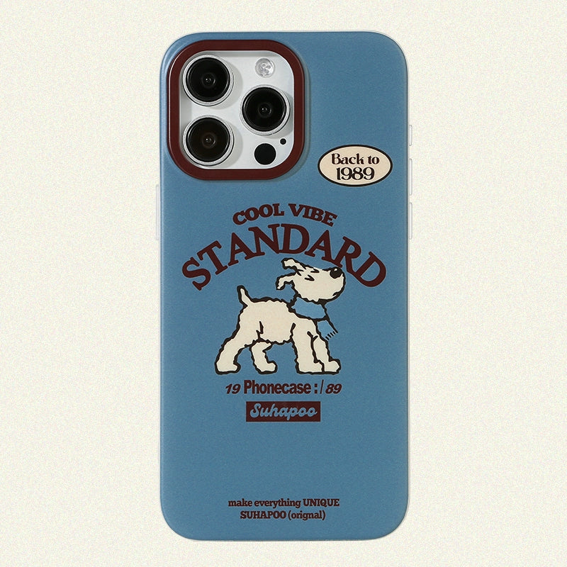 Casezly Vintage Ding Ding Dog Magnetic Case - iPhone 15 Pro Max, 14 Pro