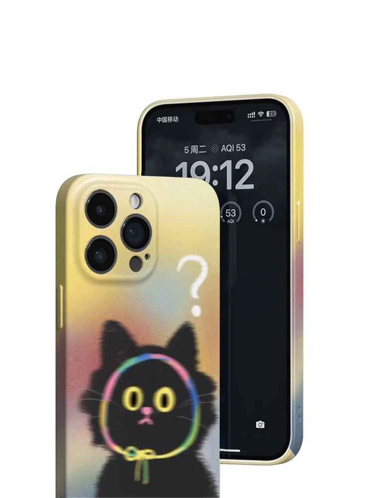 Casezly Cute Cat iPhone Case – Slim, Shockproof, Matte