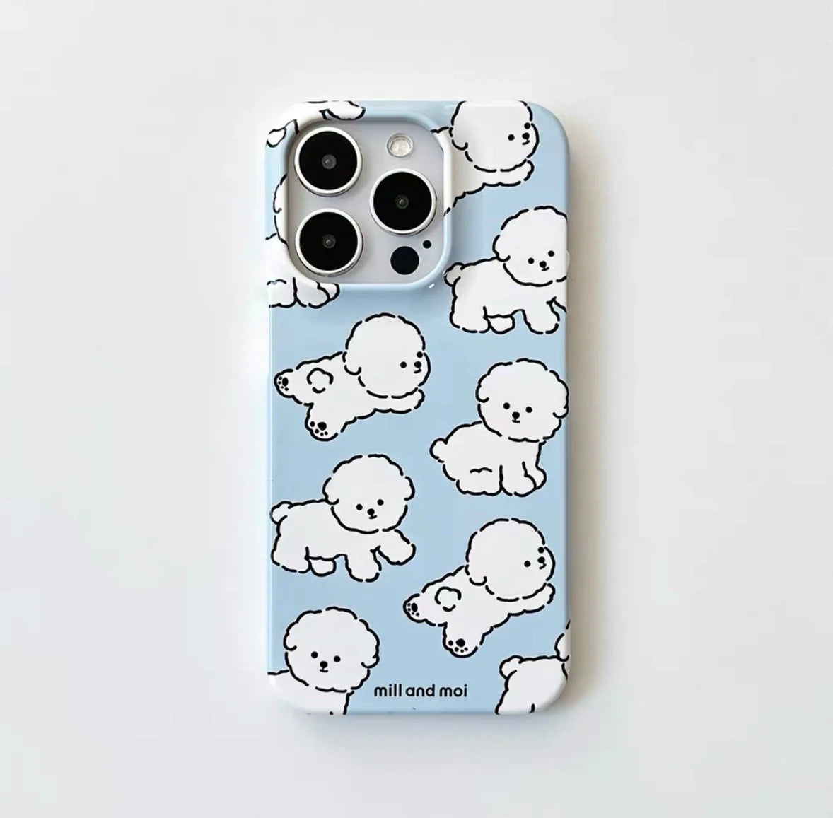 Casezly Cute Cartoon Puppy iPhone 14 Plus/15 Pro Max/13 Mini Case