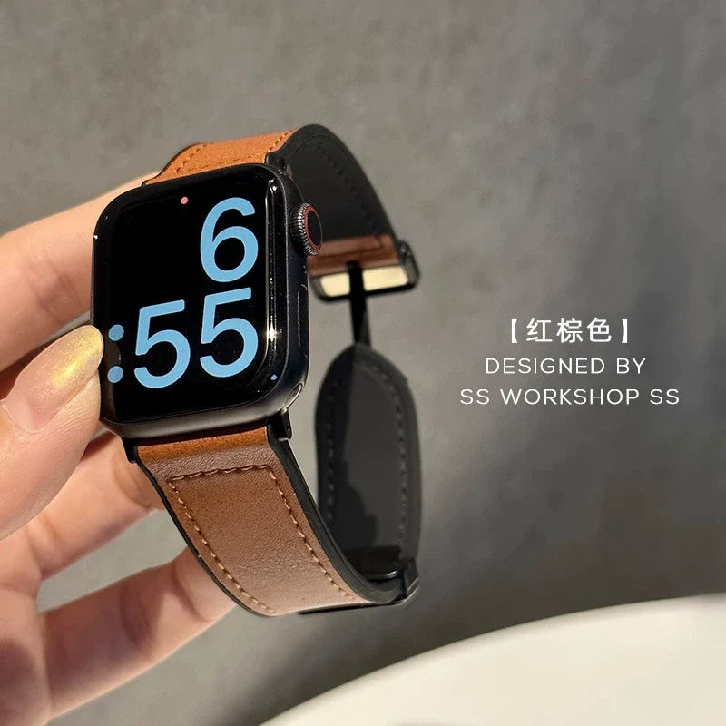 Casezly iWatch S9/S8 Metal Band Apple Watch 7/6 Luxury Strap