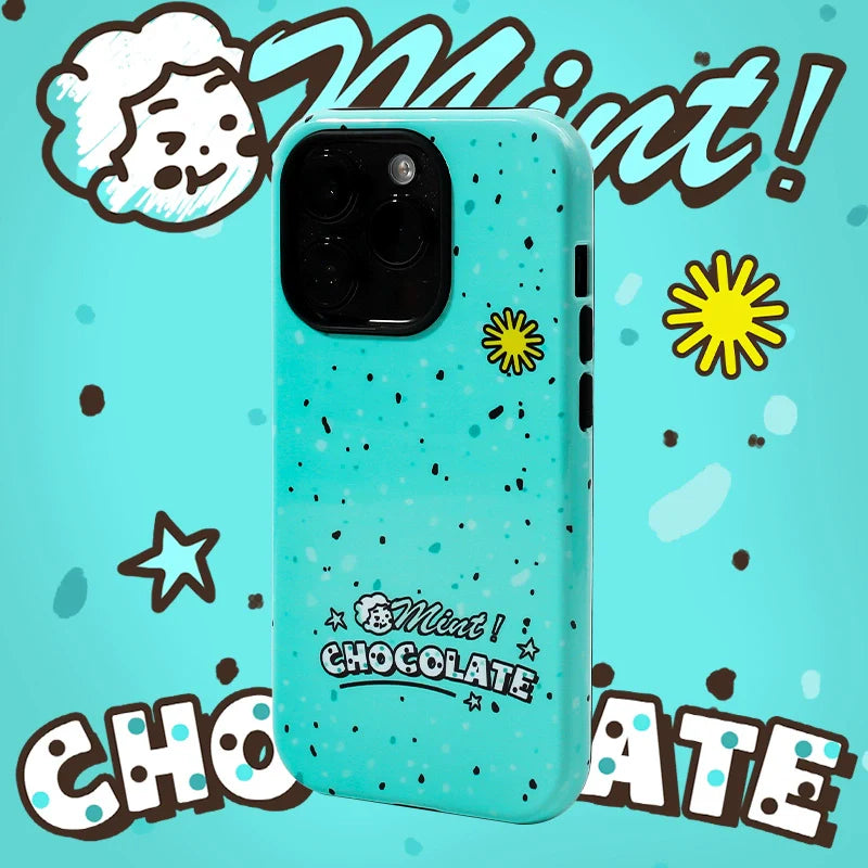 Casezly Mint Chocolate Magnetic Phone Case iPhone 15 Pro Max/Mate 60 Pro