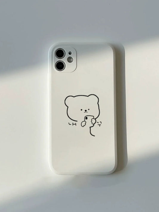 Casezly Cute Bear Soft Silicone Phone Case for Samsung