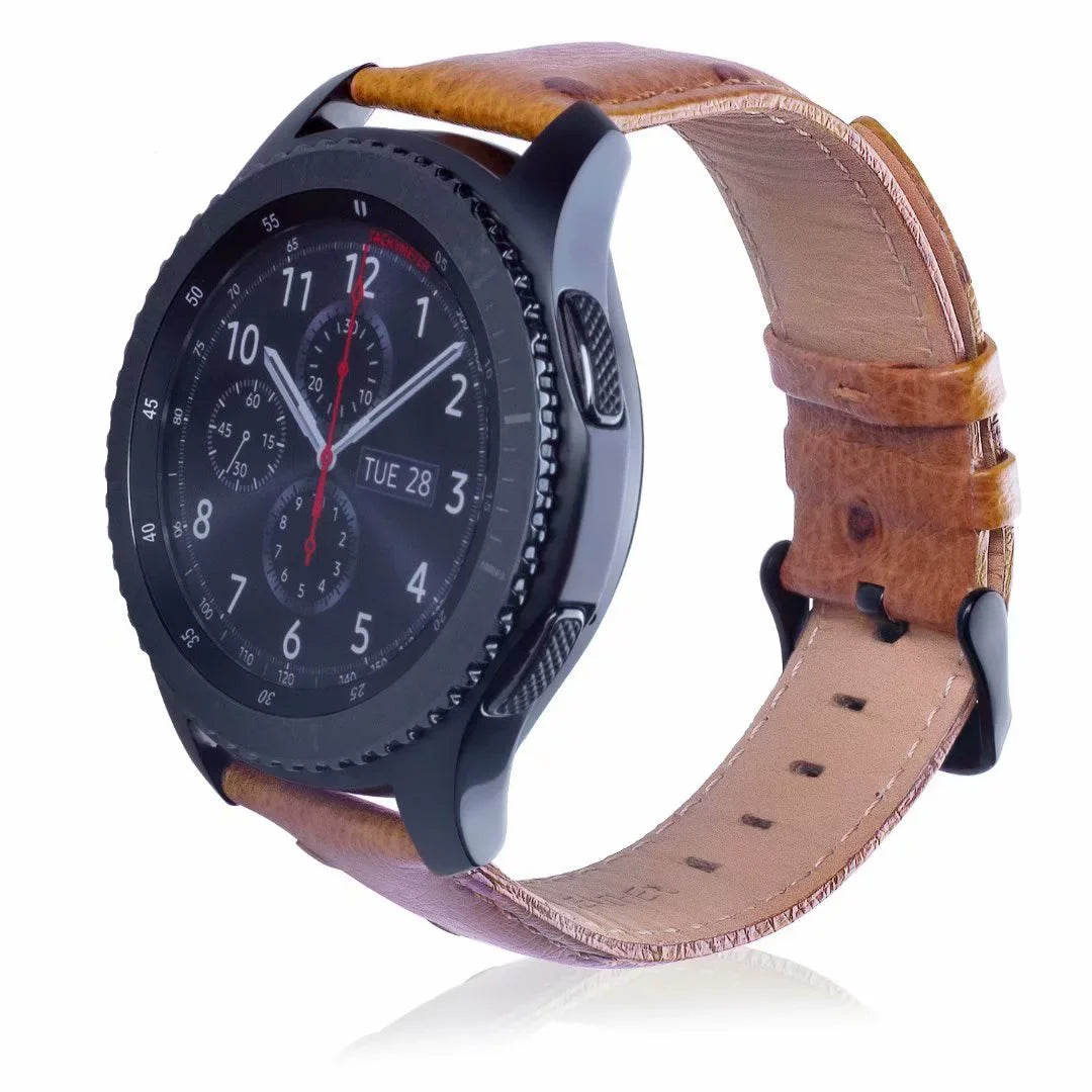 Casezly Stainless Steel & Leather Bands for Samsung Galaxy Watch