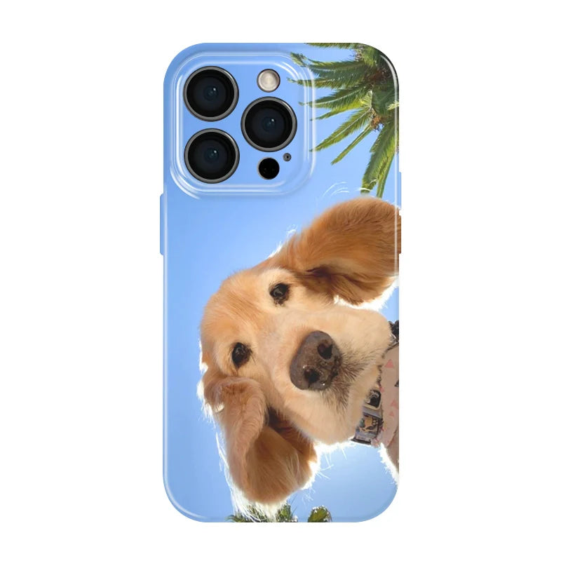 Casezly Funny Coconut Cat Film Case for iPhone 14, 13 Pro Max