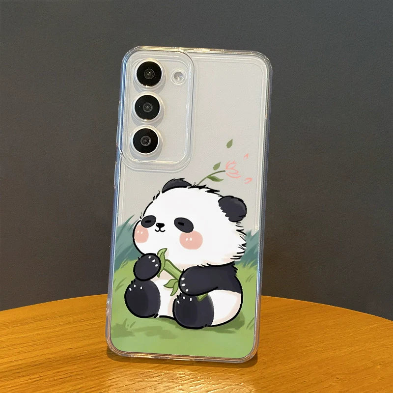 Casezly Cute Cartoon Panda Case for Samsung S23 Ultra