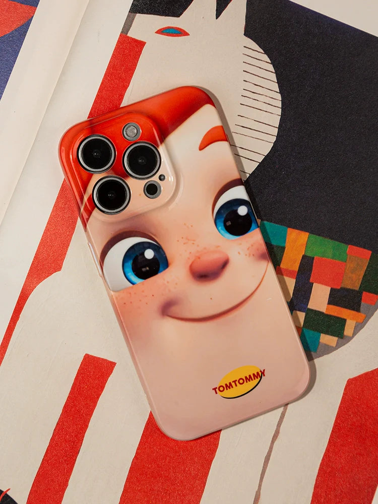 Casezly Tom Cute Cartoon TPU iPhone Case iPhone 15 Pro Max | 14 Pro Max