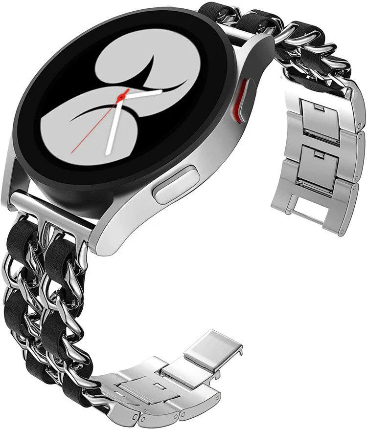 Casezly Metal Chain Strap for Samsung Galaxy Watch 4/5/6