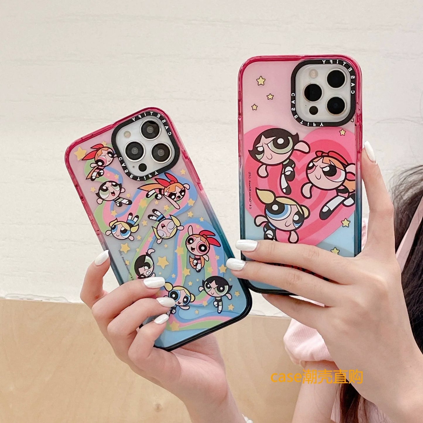 Casezly CASETiFY Flying Girl Cotton Candy 15Pro iPhone 14ProMax