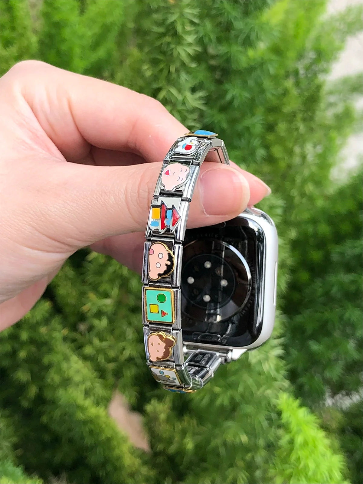 Casezly Shin-chan Bracelet for iWatch 9/8/7/6, DIY Band