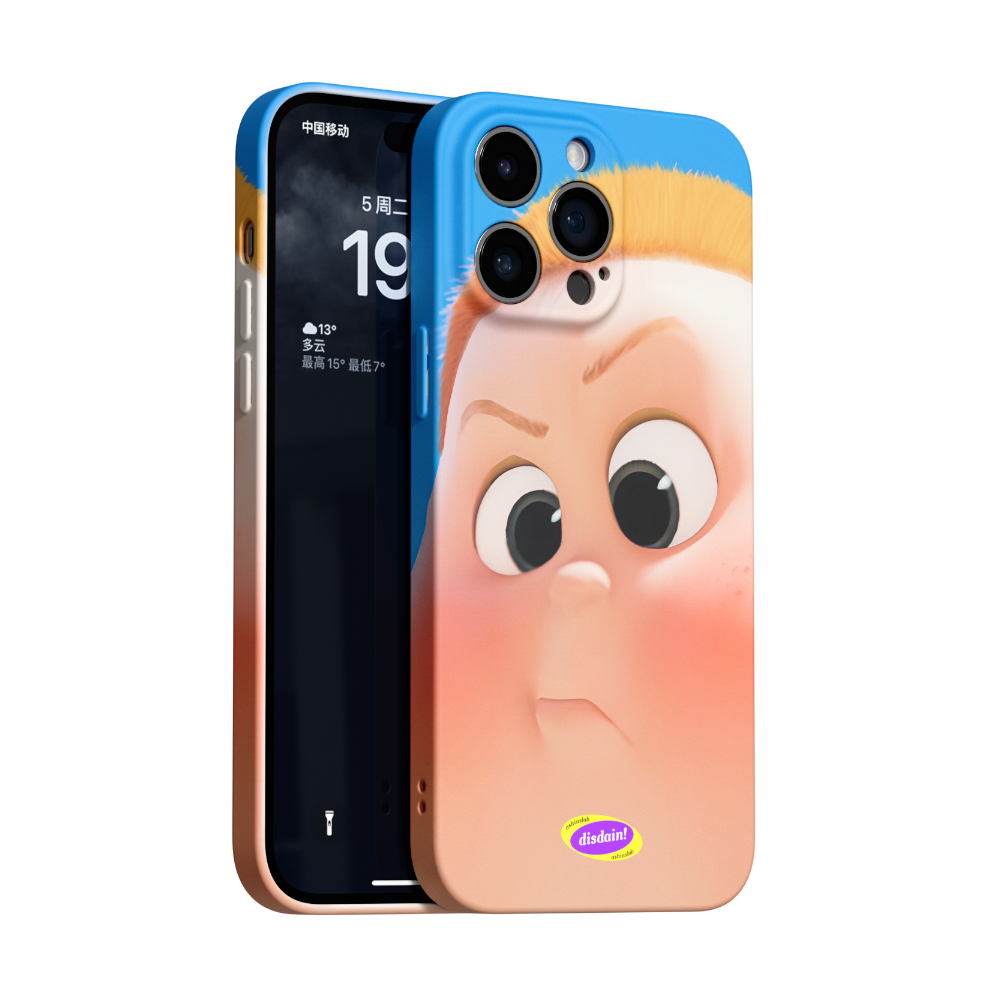 Casezly Cute Fatty iPhone 15 Pro Max Cartoon Case - Trendy