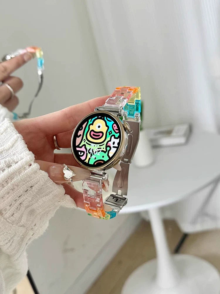 Casezly Resin Band for Samsung Watch7/6/5Pro Gear S2/3/4 20mm