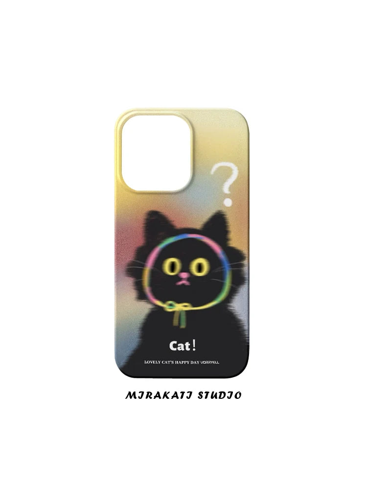 Casezly Cute Cat iPhone Case – Slim, Shockproof, Matte