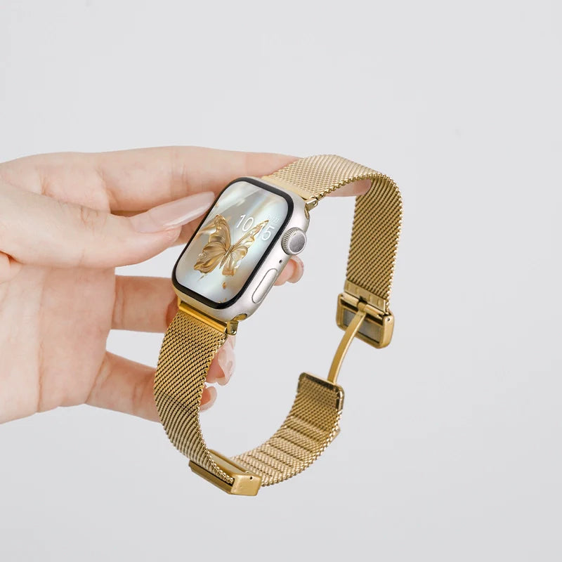 Casezly Wheat Ear Magnetic Buckle Band for Apple Watch S9/S8/S7/SE