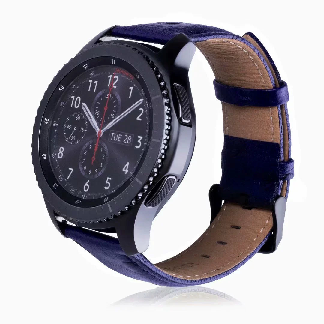 Casezly Stainless Steel & Leather Bands for Samsung Galaxy Watch