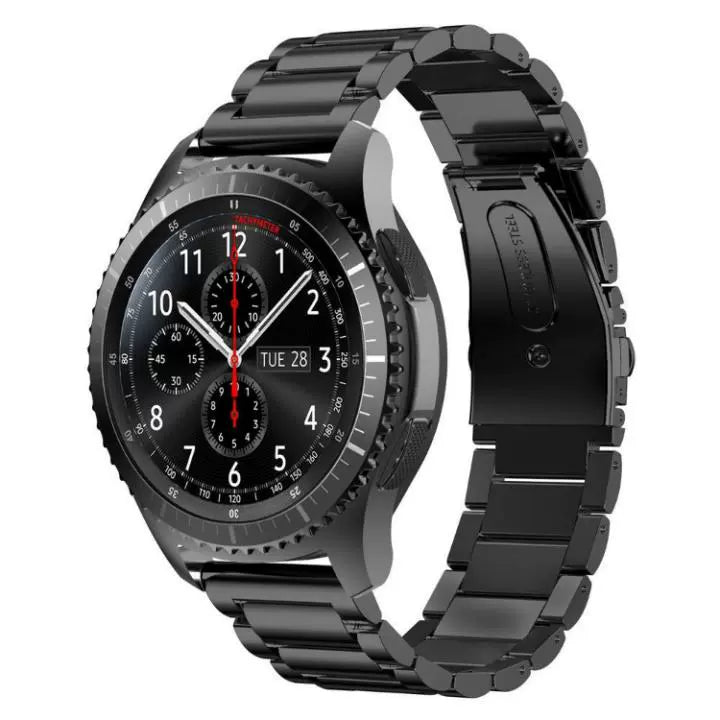 Casezly Stainless Steel & Leather Bands for Samsung Galaxy Watch