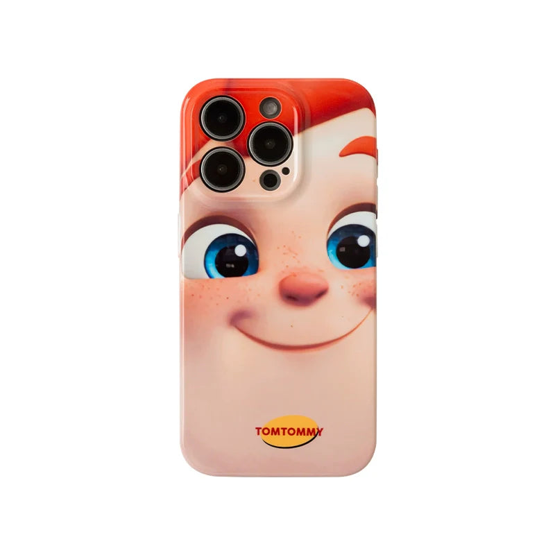 Casezly Tom Cute Cartoon TPU iPhone Case iPhone 15 Pro Max | 14 Pro Max