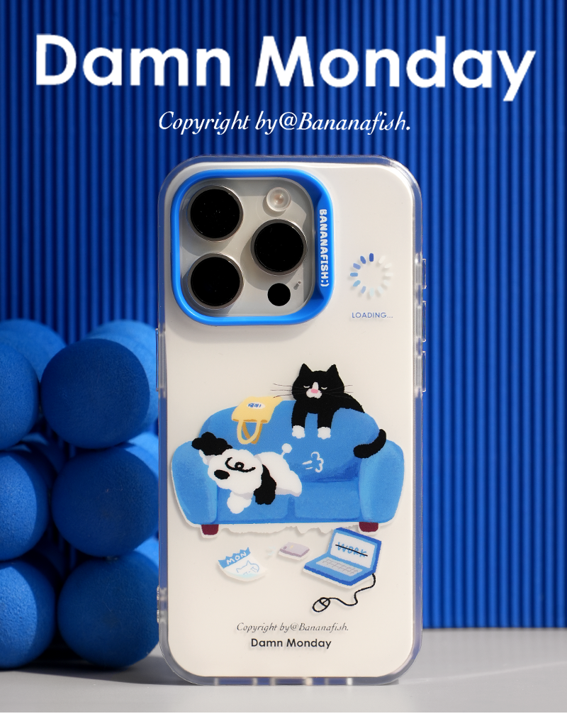 Casezly Monday Syndrome iPhone Case - IMD Matte Protection