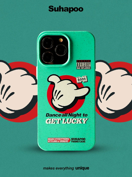 Casezly Magnetic Degradable Lucky 6 iPhone Case - Retro Style