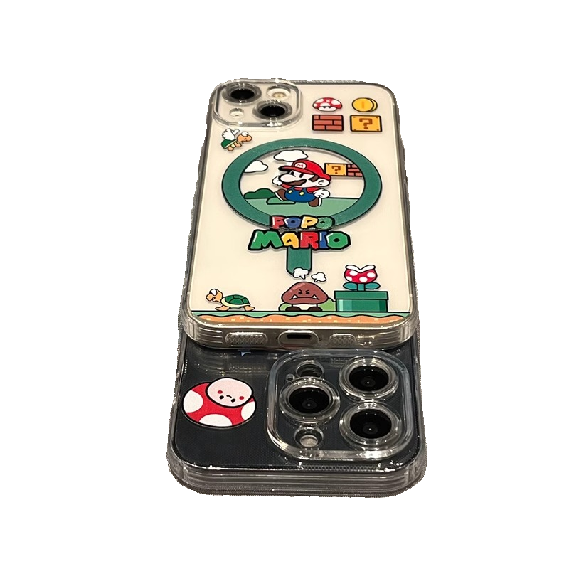 Casezly Cartoon Mario Magnetic Phone Case for Samsung