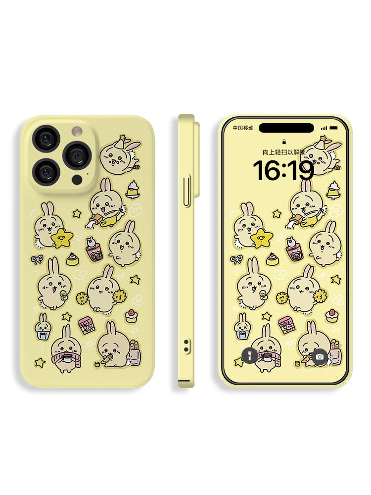 Casezly Chiikawa Usagi iPhone Case - Cute Design for iPhone 15 Pro Max, iPhone 14, iPhone 13