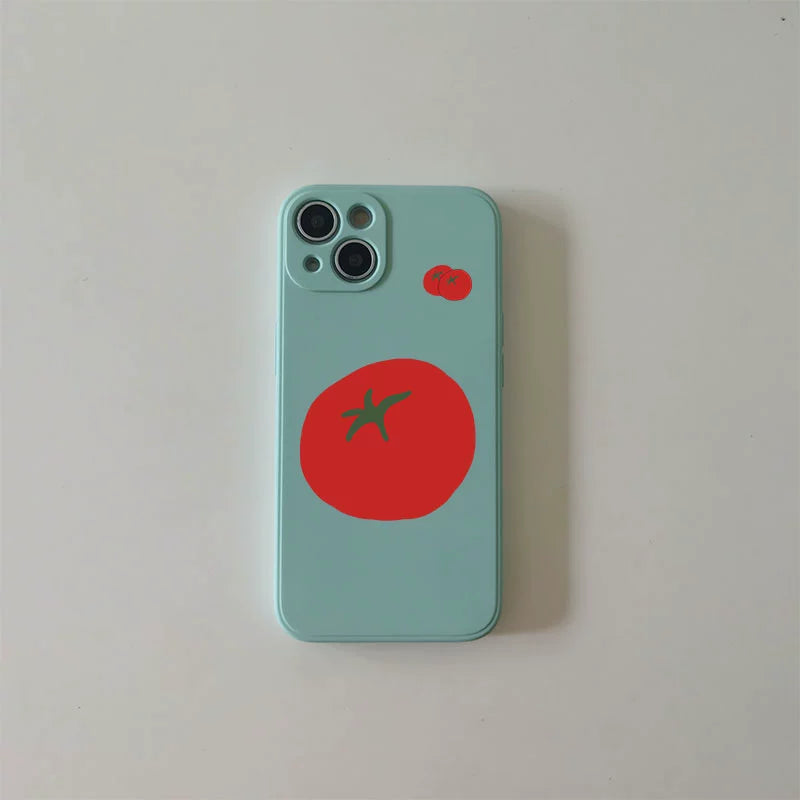 Casezly Tomato Creative Silicone Case for Samsung S24/S23+