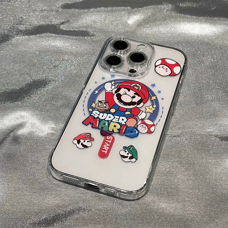 Casezly Cartoon Mario Magnetic Phone Case for Samsung