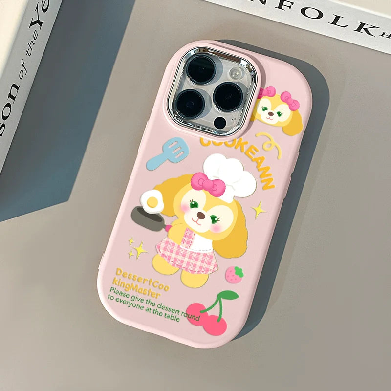 Casezly Cute Cartoon Bear iPhone Case iPhone 15/14 Pro Max/13/12/11 Pro Max