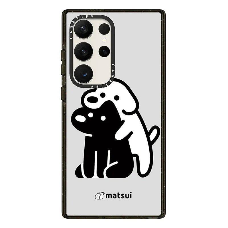 Casezly Cute Dog Line Art Samsung Galaxy S24 Ultra Case