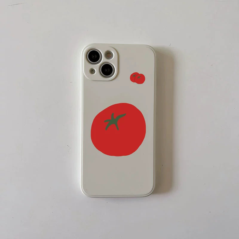 Casezly Tomato Creative Silicone Case for Samsung S24/S23+