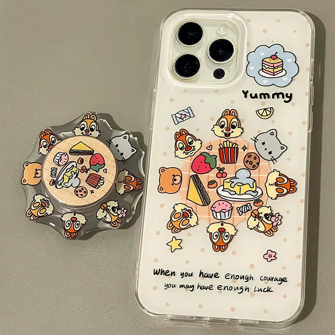 Casezly Kiki & Didi Squirrel Samsung Case Stand Stress Relief