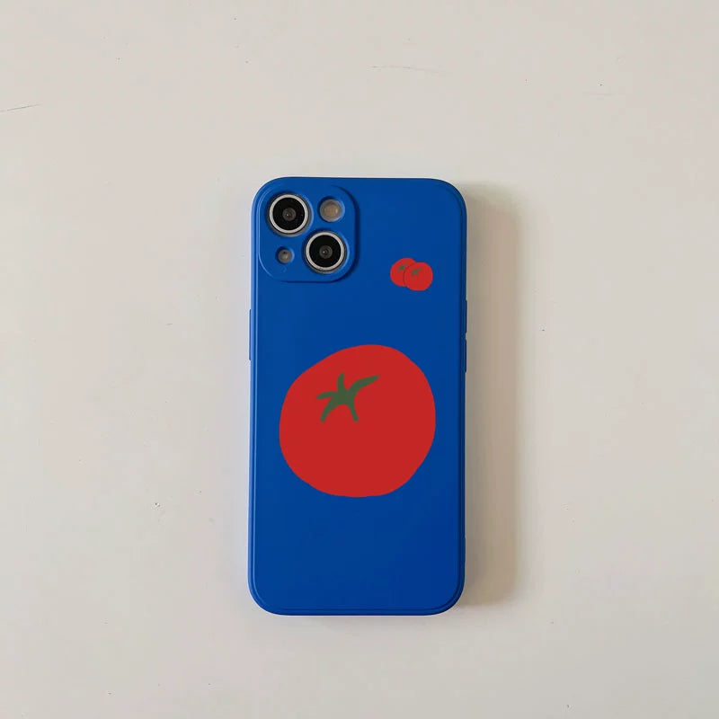 Casezly Tomato Creative Silicone Case for Samsung S24/S23+