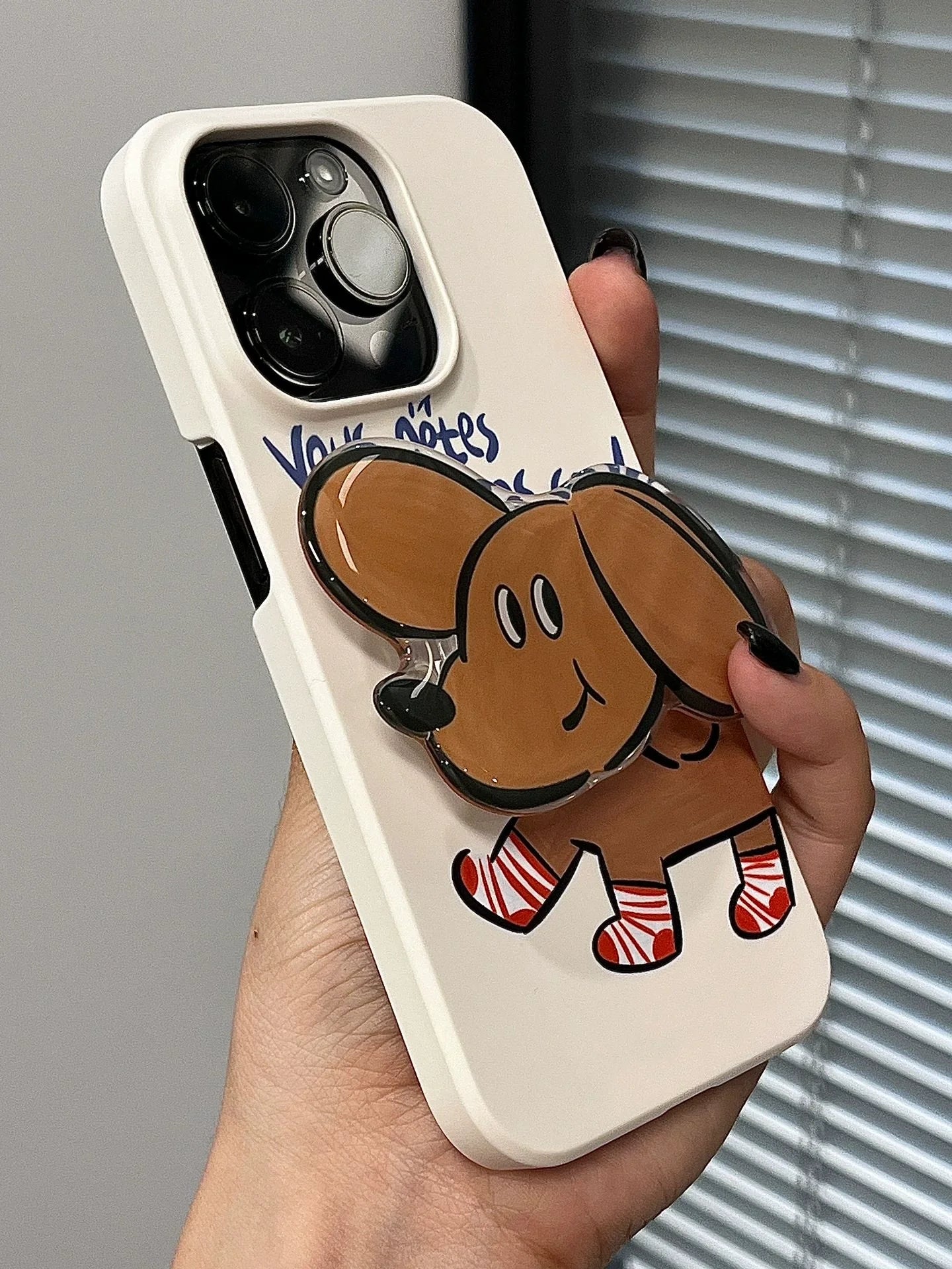 Casezly Minimalist Hand-drawn Dachshund Dog iPhone Case iPhone 15 Pro Max