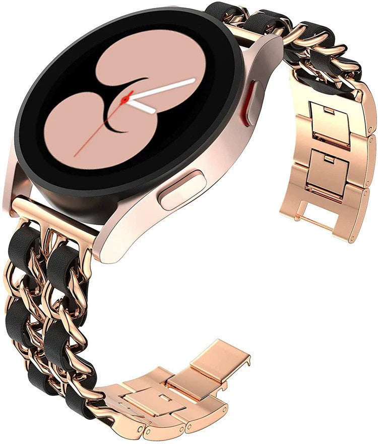 Casezly Metal Chain Strap for Samsung Galaxy Watch 4/5/6