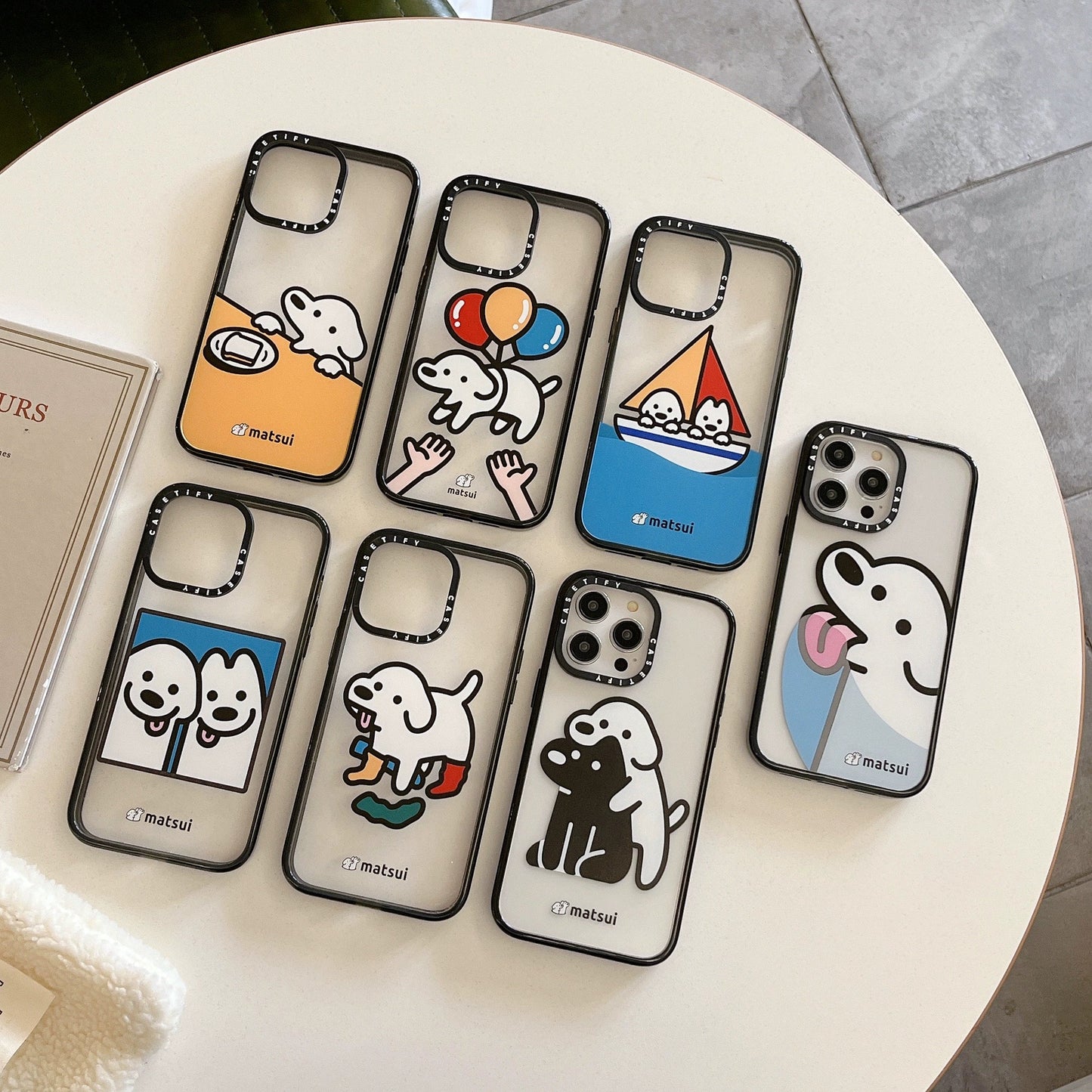 Casezly CASETi Collaboration Matsui Cute Dog iPhone 15 Pro Max