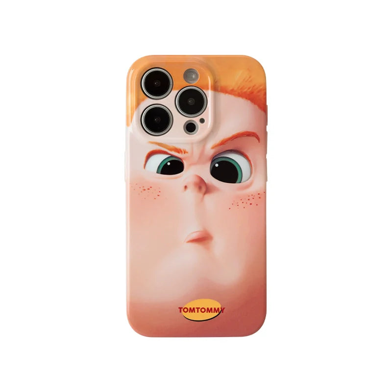 Casezly Tom Cute Cartoon TPU iPhone Case iPhone 15 Pro Max | 14 Pro Max