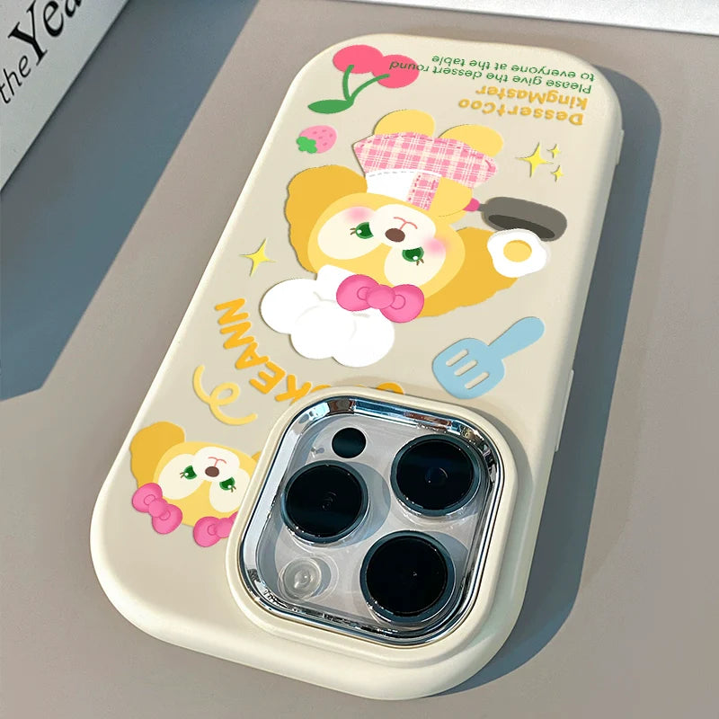 Casezly Cute Cartoon Bear iPhone Case iPhone 15/14 Pro Max/13/12/11 Pro Max