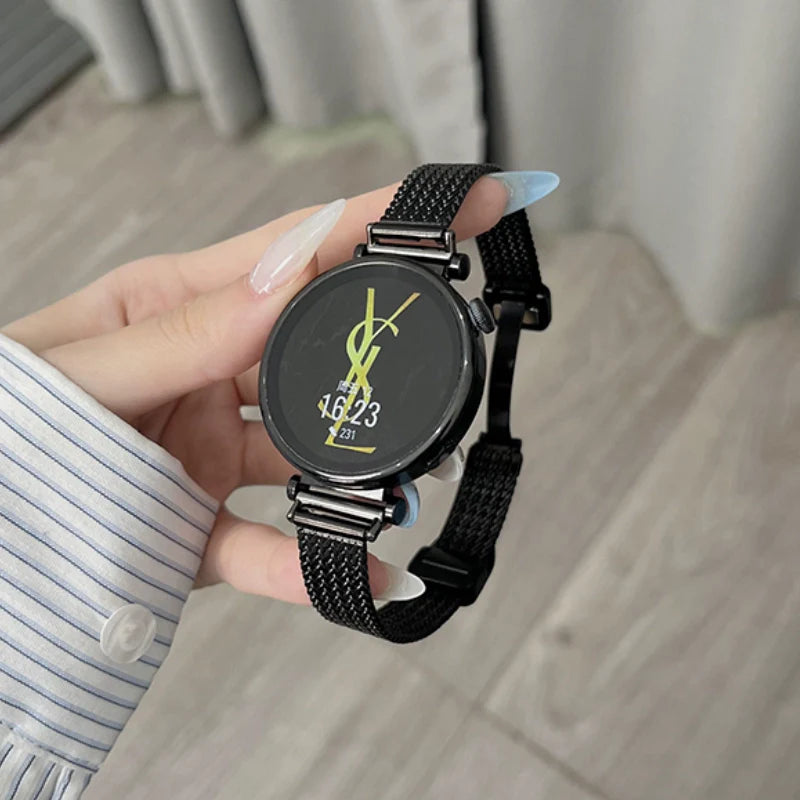 Casezly Metal Wave Strap for Samsung Watch 7/6/5/4/5 Pro/3