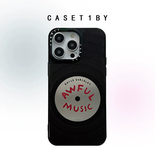 Casezly Vintage Vinyl Record iPhone Case for iPhone 15/14 Plus